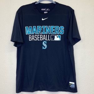 Nike Mariners Baseball Tee Youth Large